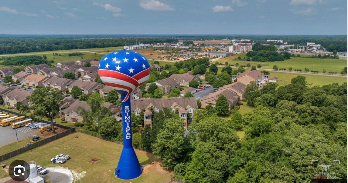 Approved Warner Robins area water tower landmark