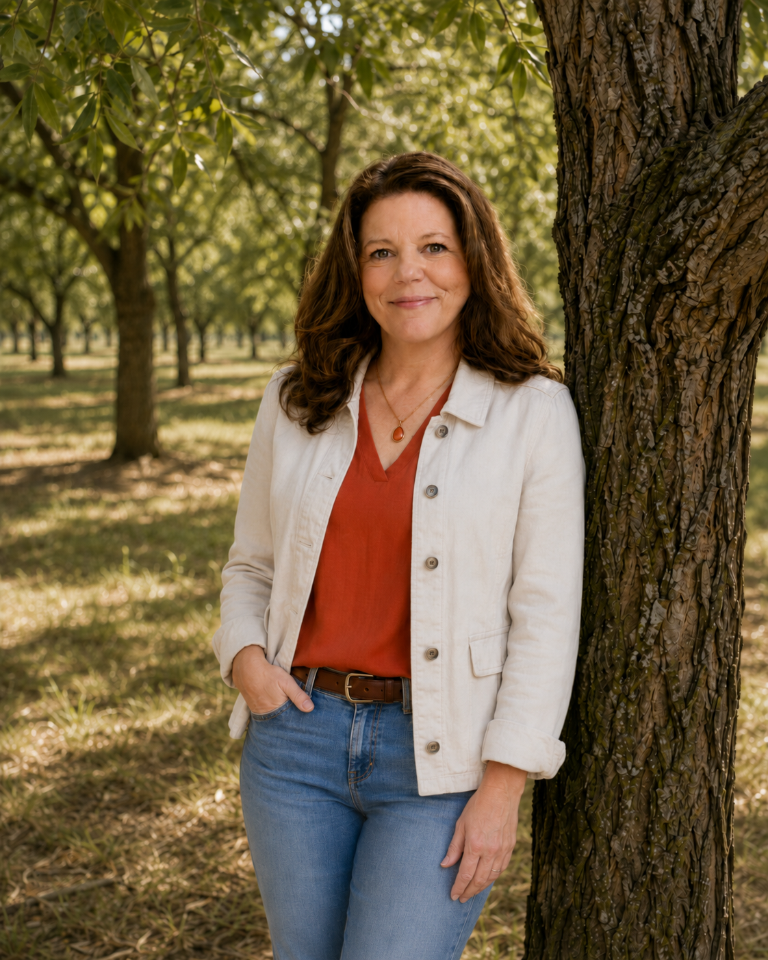 Christina Newsom outdoors in Middle Georgia